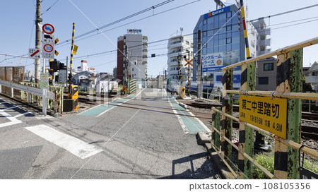 截至2023年，JR山手線僅存的平交道「中里2號平交道」（東京都北區） 108105356