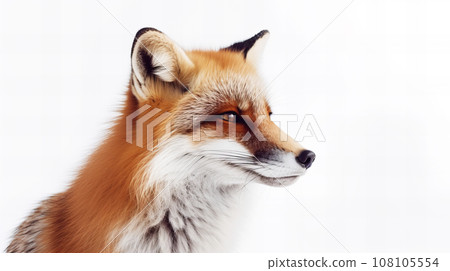 Fox white background 108105554