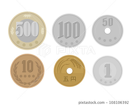 Small change_Japanese coins 108106392
