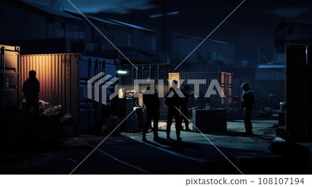 Dark Time of the Day: People from Crime 108107194