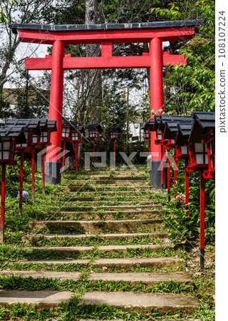 Traditional japanese gate Torii in Da Lat Vietnam Traditional japanese gate Torii in Da Lat Vietnam 108107224