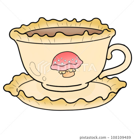 Afternoon tea set cartoon picture Afternoon tea set cartoon picture 108109489