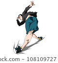 Breakdance/Breaking illustration "Slide" 108109727