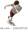 Breakdance/Breaking Illustration "Top Rock" 108109729