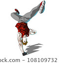 Breakdance/Breaking Illustration “1990” 108109732
