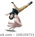 Breakdance/Breaking illustration "Air" 108109733