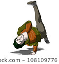 Breakdance/Breaking Illustration "Air Chair" 108109776
