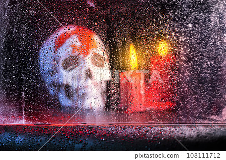 Scary skull Halloween 108111712