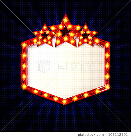 Retro light sign 108112591