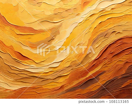 Abstract Autumn Thanksgiving: Painted Brush Strokes Texture Background. Generative AI. 108113165
