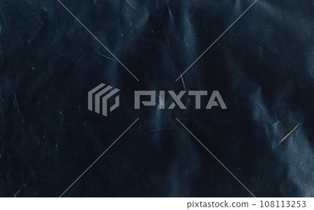 Dust scratch overlay. Old film texture. Grain noise on dark weathered uneven grunge illustration abstract background with free space. 108113253