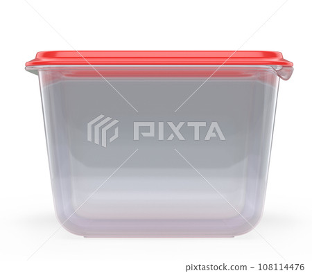 Plastic food container for storing dishes, product tray box on white background Plastic food container for storing dishes, product tray box on white background 108114476