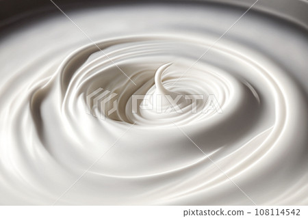 Swirling cream AI generated image 108114542