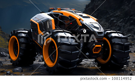 Futuristic Tractor Hyperrealistic 3D-Style Concept Futuristic Tractor Hyperrealistic 3D-Style Concept 108114952