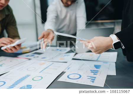 startup Asian business advisor meeting to analyze and discuss the situation on the financial report in the meeting room.Investment Consultant, Financial , teamwork ,brainstorming and accounting startup Asian business advisor meeting to analyze and discuss the situation on the financial report in the meeting room.Investment Consultant, Financial , teamwork ,brainstorming and accounting 108115067