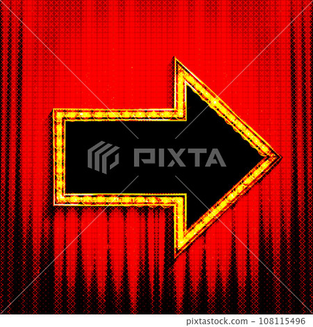 Dsplay arrow sign 108115496