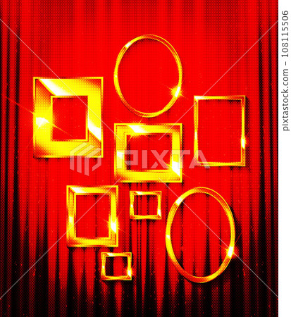 Frame vector. Photo or picture art on vintage Frame vector. Photo or picture art on vintage 108115506