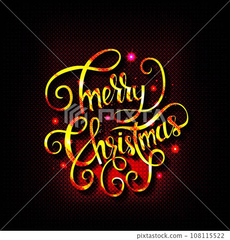 Golden text on black background. Golden text on black background. 108115522