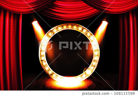 Gold frame in cinematic style Gold frame in cinematic style 108115599