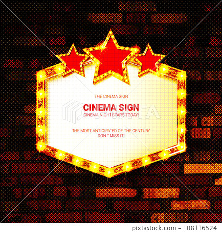 Now Showing announcement board banner 108116524