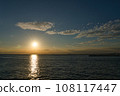Sunset over the sea 108117447
