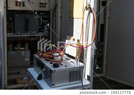 Annual inspection of private electric facility cubicle Overcurrent/ground fault relay testing device Annual inspection of private electric facility cubicle Overcurrent/ground fault relay testing device 108117778