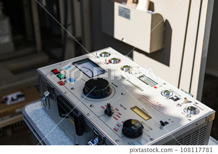 Annual inspection of private electric facility cubicle Overcurrent/ground fault relay testing device 108117781
