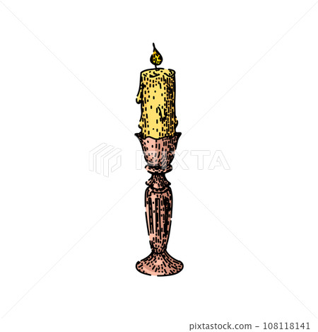 market candlestick sketch hand drawn vector market candlestick sketch hand drawn vector 108118141