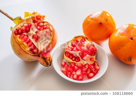 Pomegranate fruit 108118660