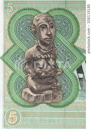 Carving from Zaire money Carving from Zaire money 108119180