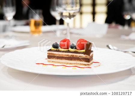 Image of raspberry and chocolate cake Image of raspberry and chocolate cake 108120717