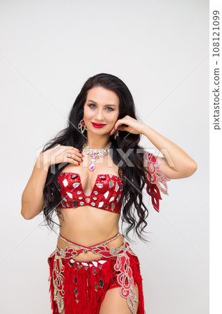 Beautiful image for the performance of oriental national dance 108121099