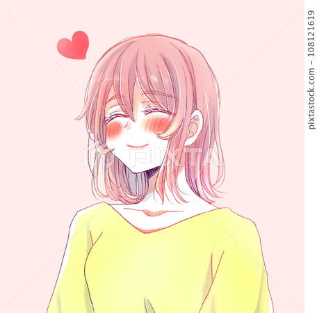 Happy woman love chubby Happy woman love chubby 108121619