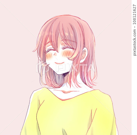 Happy chubby woman Happy chubby woman 108121627