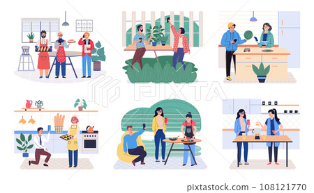 People with smartphone. Vector illustration. People with smartphones have ability to communicate and share information instantaneously The smartphone concept represents shift in way people communicate People with smartphone. Vector illustration. People with smartphones have ability to communicate and share information instantaneously The smartphone concept represents shift in way people communicate 108121770