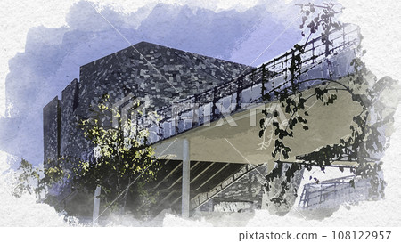 水彩風格角川武藏野博物館 所澤櫻花町 埼玉縣所澤市 108122957