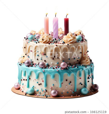 birthday cake isolated 108125119