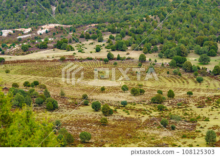 Sad Hill Cemetery, round graveyard, Burgos Spain 108125303