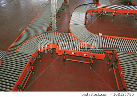 Conveyor System Aerial View Conveyor System Aerial View 108125790