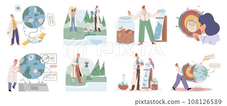 Earth care. Vector illustration. Environmental consciousness is crucial for well being global community Nature provides us with profound connection to Earth and its ecosystems The earth care metaphor Earth care. Vector illustration. Environmental consciousness is crucial for well being global community Nature provides us with profound connection to Earth and its ecosystems The earth care metaphor 108126589