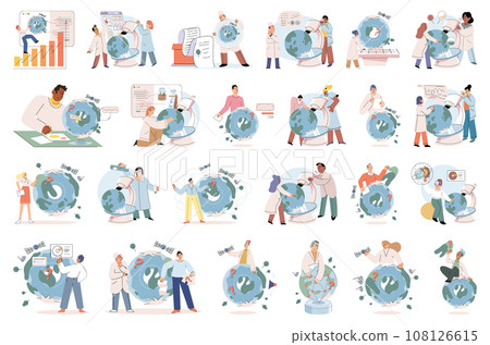 Lab test. Vector illustration. Examination samples reveals important insights into their composition Learning from past experiments is essential for improving future research The study diseases 108126615