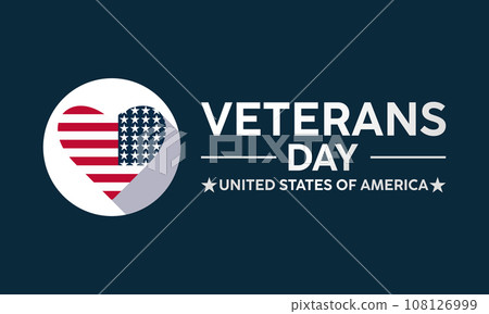 Veterans Day Tribute with American Flag, Saluting Soldier, and Gratitude for Service. Vector template for background, banner, card, poster design. Veterans Day Tribute with American Flag, Saluting Soldier, and Gratitude for Service. Vector template for background, banner, card, poster design. 108126999