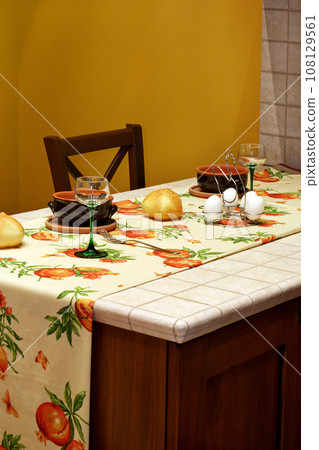 Country breakfast vertical Country breakfast vertical 108129561