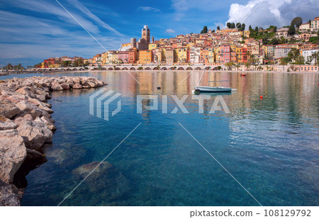 Menton, French Riviera, France 108129792