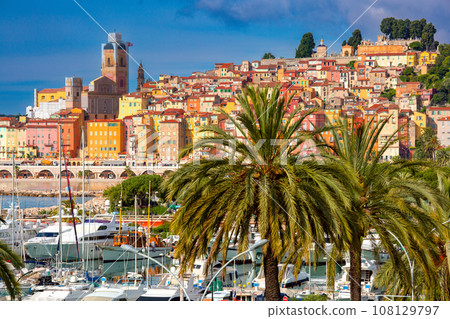 Menton, French Riviera, France Menton, French Riviera, France 108129797
