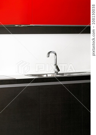 Kitchen in red Kitchen in red 108130038