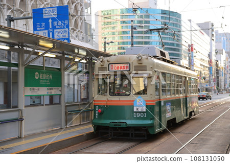 廣島電鐵電車40型1900號1901號神谷町西 廣島電鐵電車40型1900號1901號神谷町西 108131050