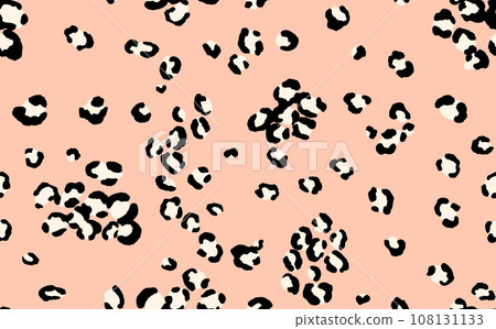 Abstract modern leopard seamless pattern. Animals trendy background. Color decorative vector stock illustration for print, card, postcard, fabric, textile. Modern ornament of stylized skin Abstract modern leopard seamless pattern. Animals trendy background. Color decorative vector stock illustration for print, card, postcard, fabric, textile. Modern ornament of stylized skin 108131133