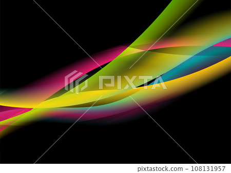 Colorful glossy waves abstract elegant background Colorful glossy waves abstract elegant background 108131957