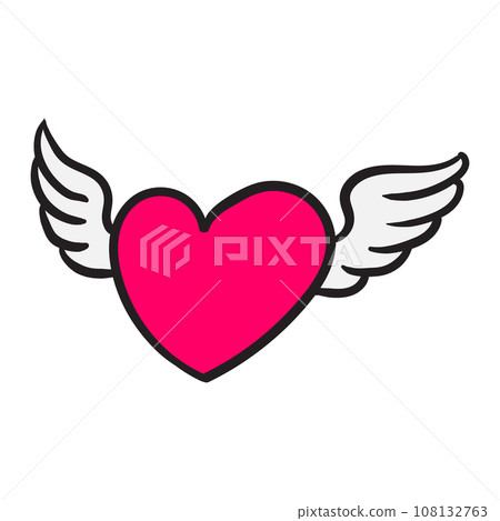 heart with wings 2 heart with wings 2 108132763